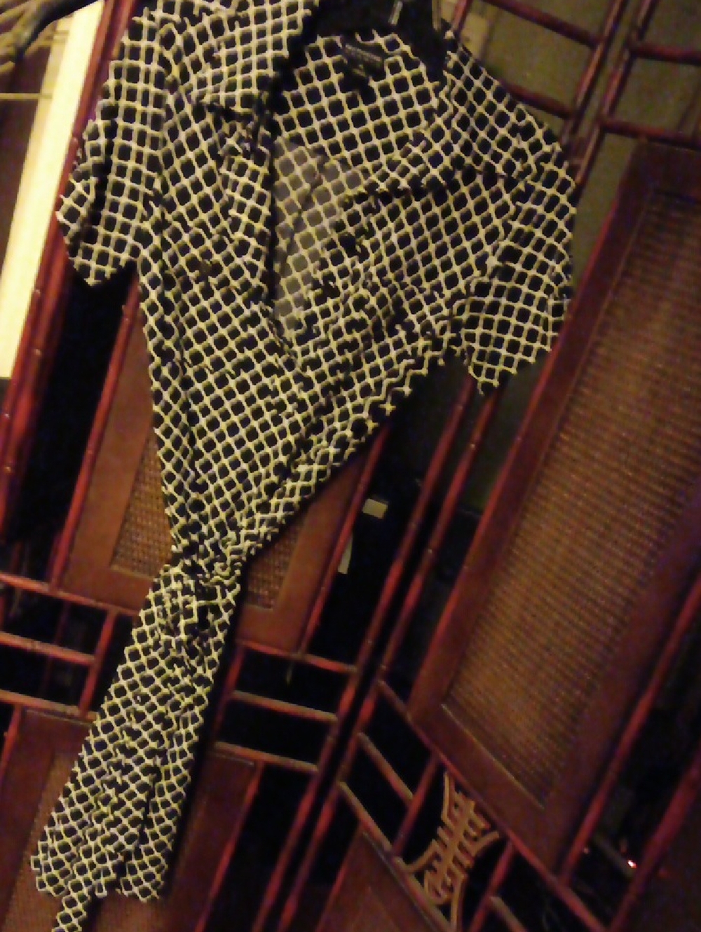 Enfocus Studio Black and White Polka Tile dress